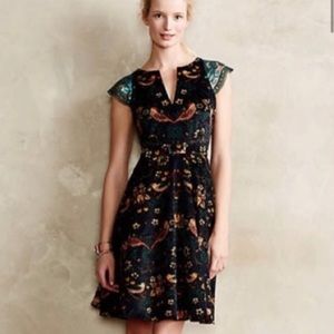 Anthropologie Rare Larksong Eva Franco Dress